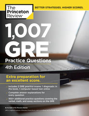 1,007 GRE Practice Questions 4th Edition